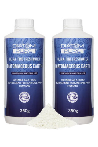 DiatomPure® Human Food Grade 700g (Twin Pack) Diatomaceous Earth
