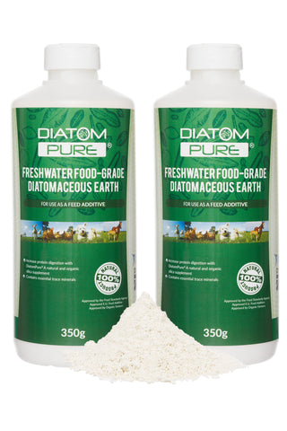 DiatomPure® Animal Food Grade 700g (Twin Pack) Diatomaceous Earth