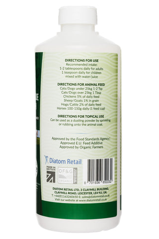 Diatomaceous Earth UK - DiatomPure® Animal Food Grade 700g (Twin Pack) Diatomaceous Earth - 2